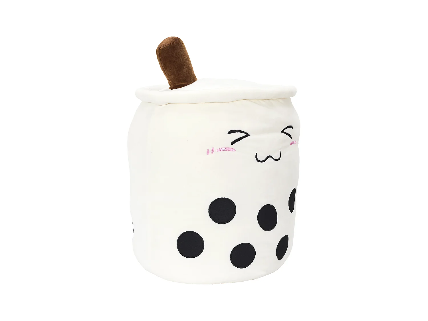 Peluche Bubble Tea Xxl 70cm Kawaii Marron, Beige