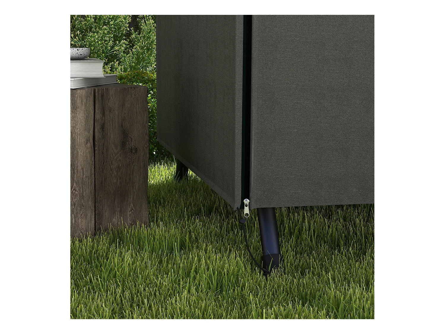 3-Sitzer-Schaukelabdeckung, wasserdicht, UV-beständig, 205 x 124 x 164 cm