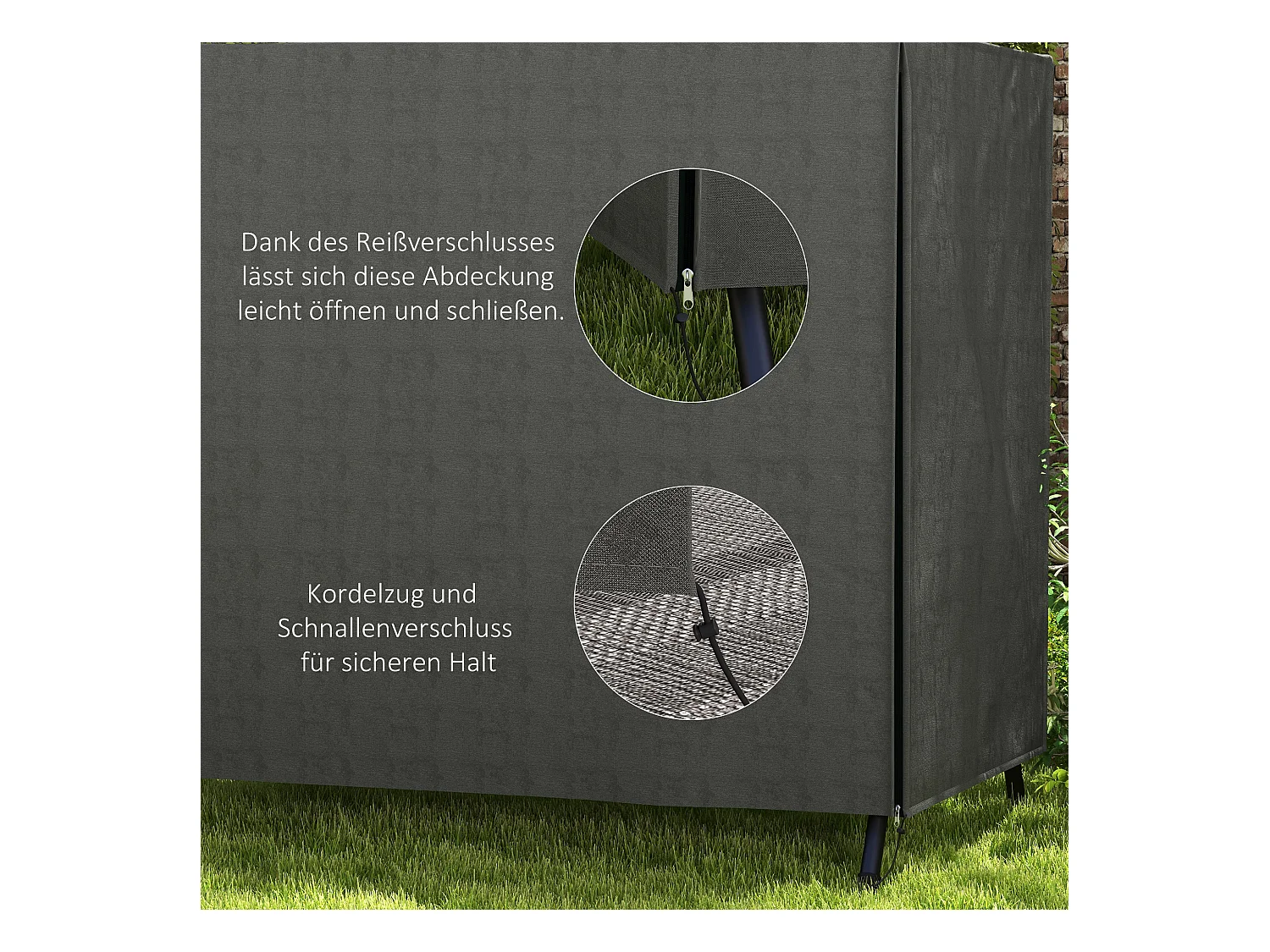 Hängeschutzhülle, wasserdicht, Winterschutzhülle, 177 x 114 x 152 cm