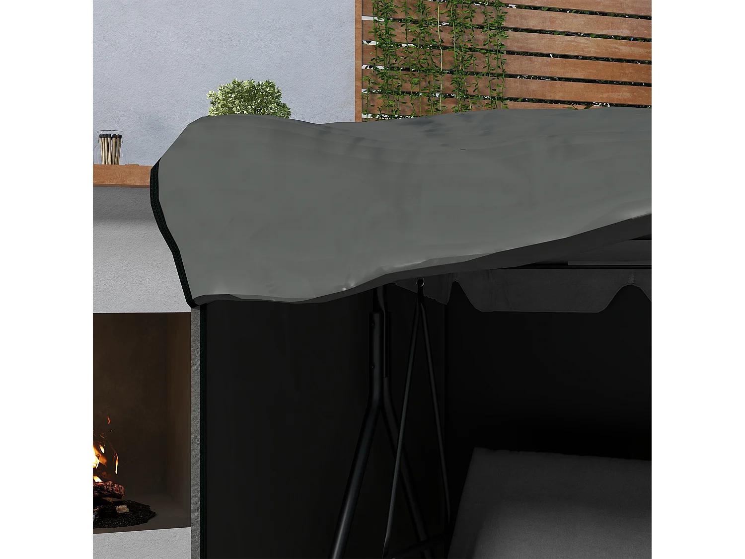 Hängeschutzhülle, wasserdicht, Winterschutzhülle, 177 x 114 x 152 cm