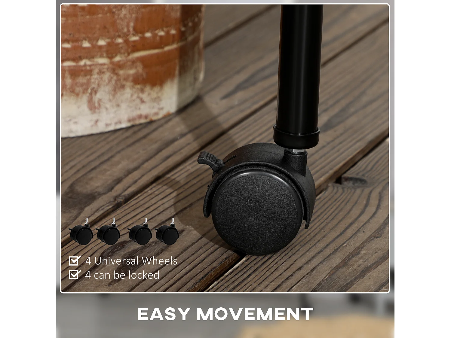 Kleiderständer, 150 x 60 x 170 cm, stabil und einfach zu montieren für optimale Aufbewahrung