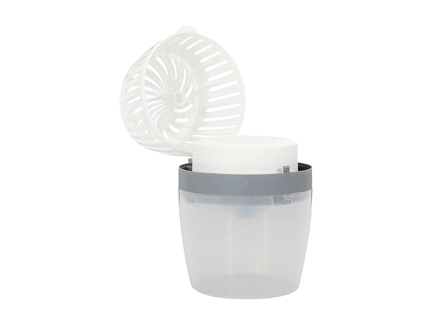 Absorbeur d'Humidité en Céramique avec Recharge Incluse M6 - Protège vos Murs et Armoires - Gris