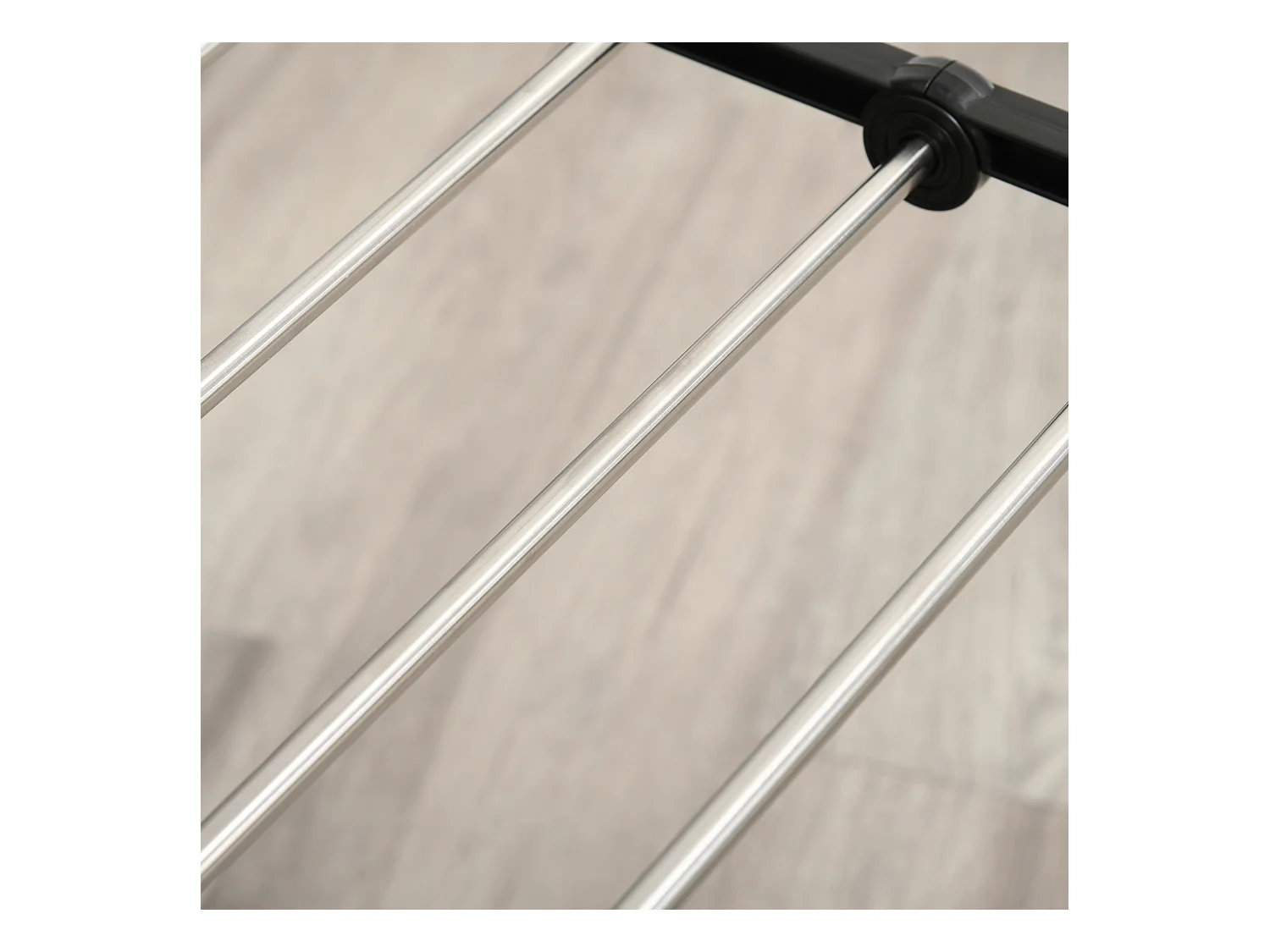 Grand portant à vêtements avec barres télescopiques,138,5 x 63 x 208 cm,pliable