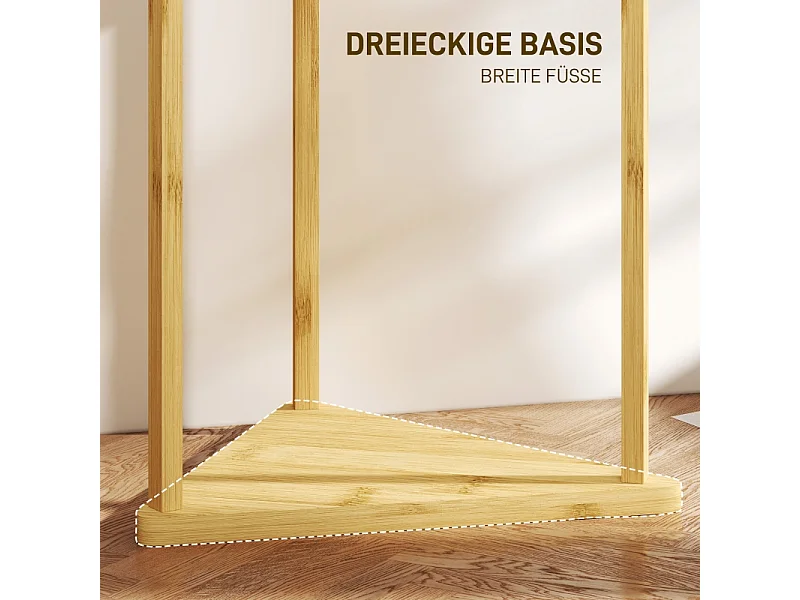 Porte-manteau avec 8 crochets,3 niveaux,porte-manteau pour chapeaux et vêtements