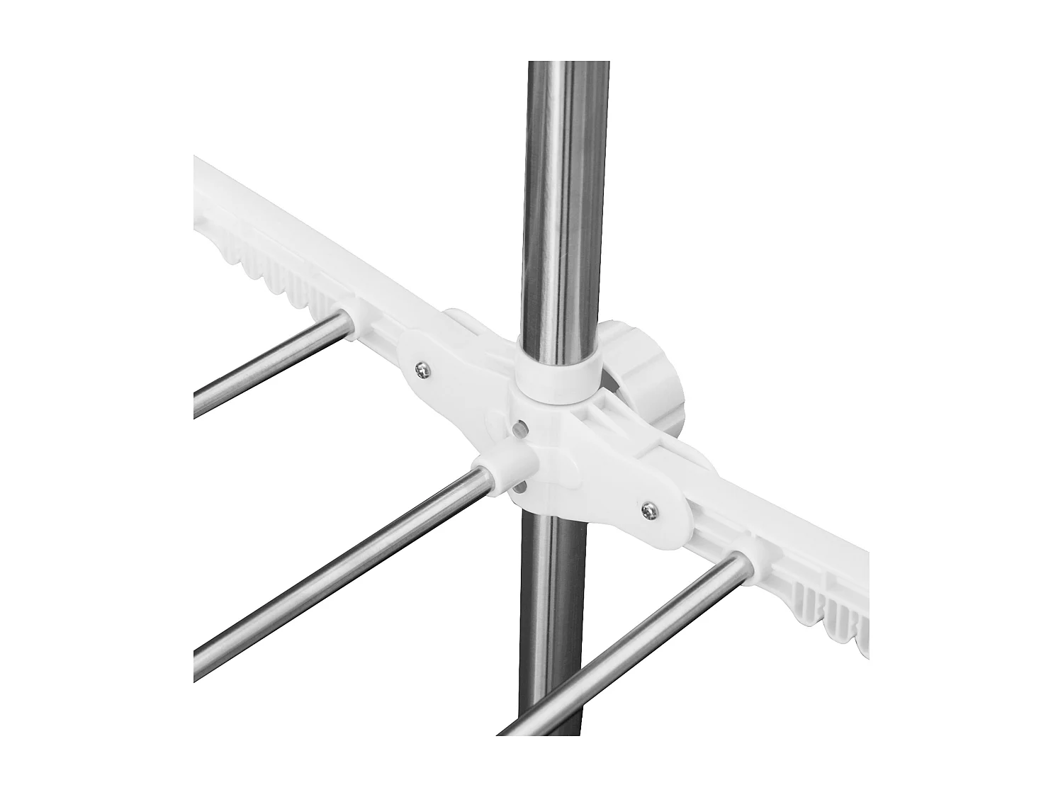 Séchoir à linge mobile,tour de séchage pliable avec ailes latérales sur 2 niveaux