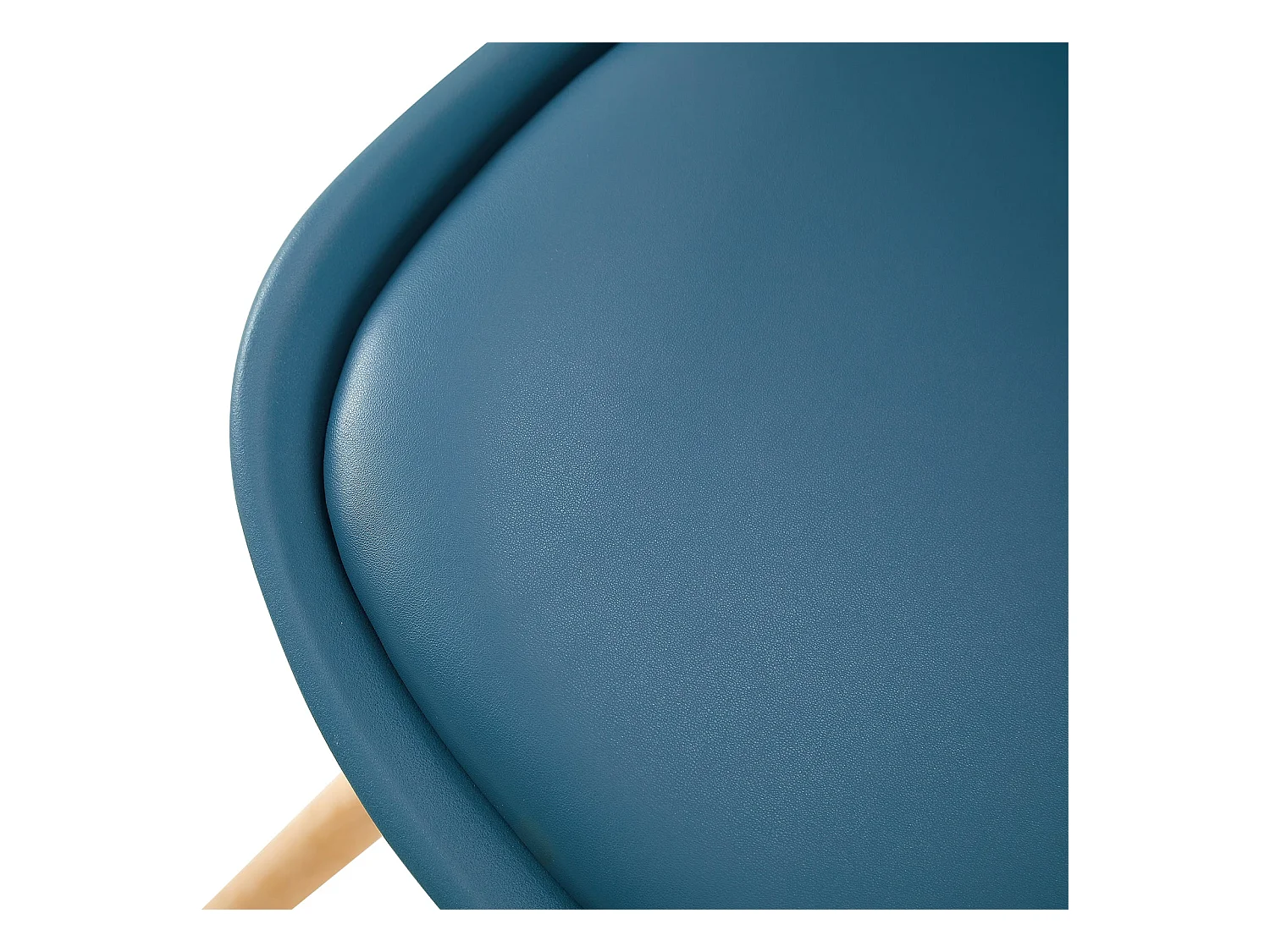 4 Chaise de salle à manger design contemporain scandinave-Vert foncé