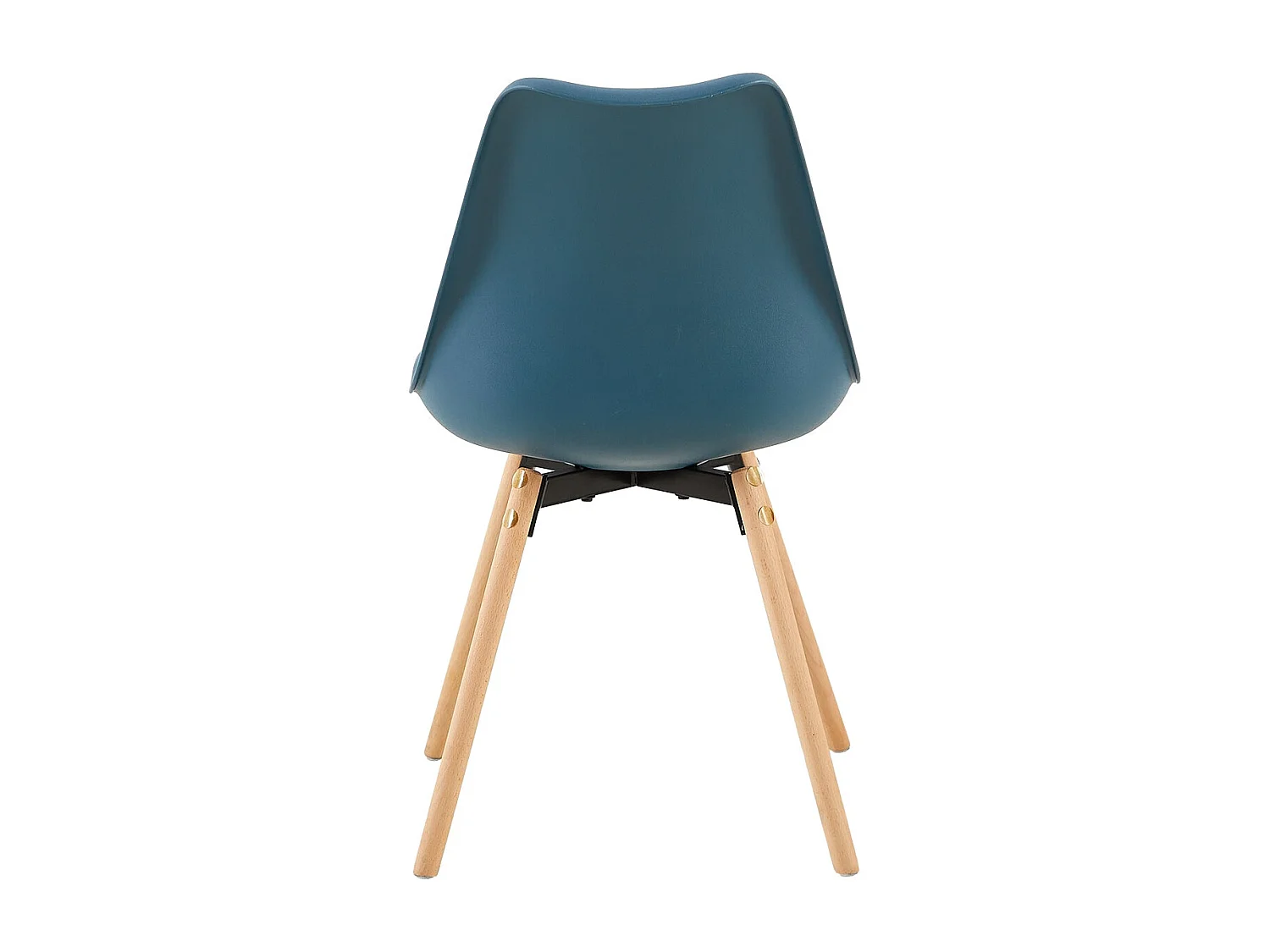 4 Chaise de salle à manger design contemporain scandinave-Vert foncé