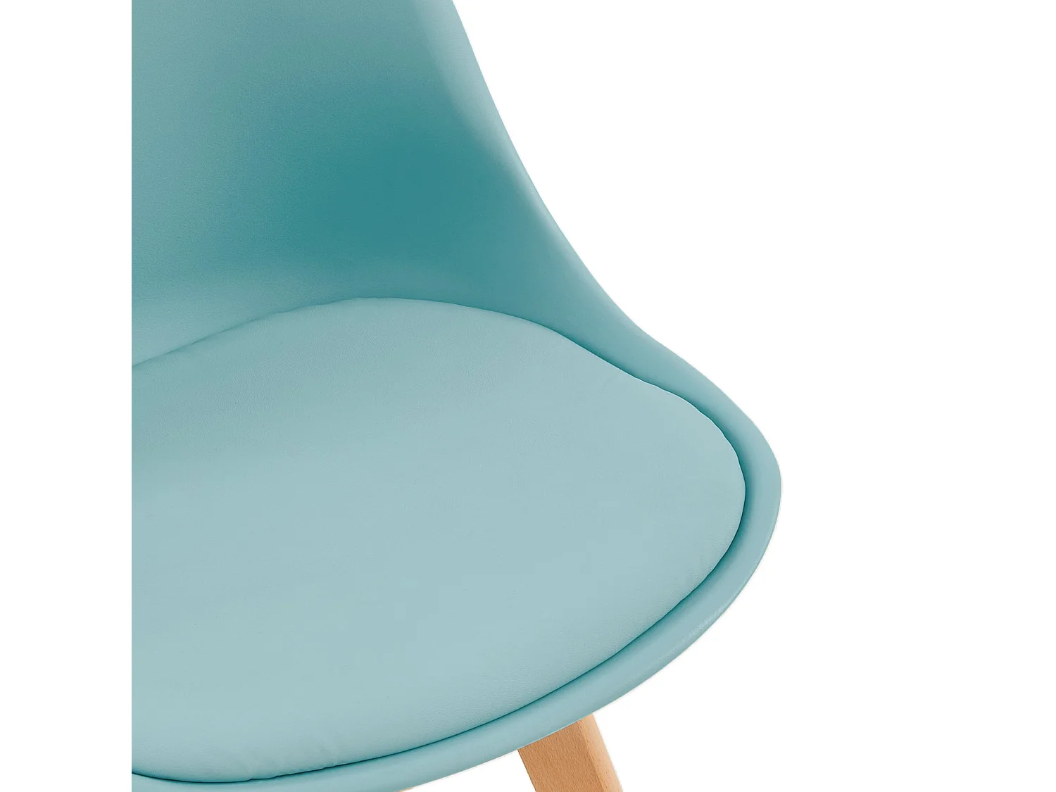 Lot de 4 chaises au design contemporain Scandinave pour salle à manger-Indigo