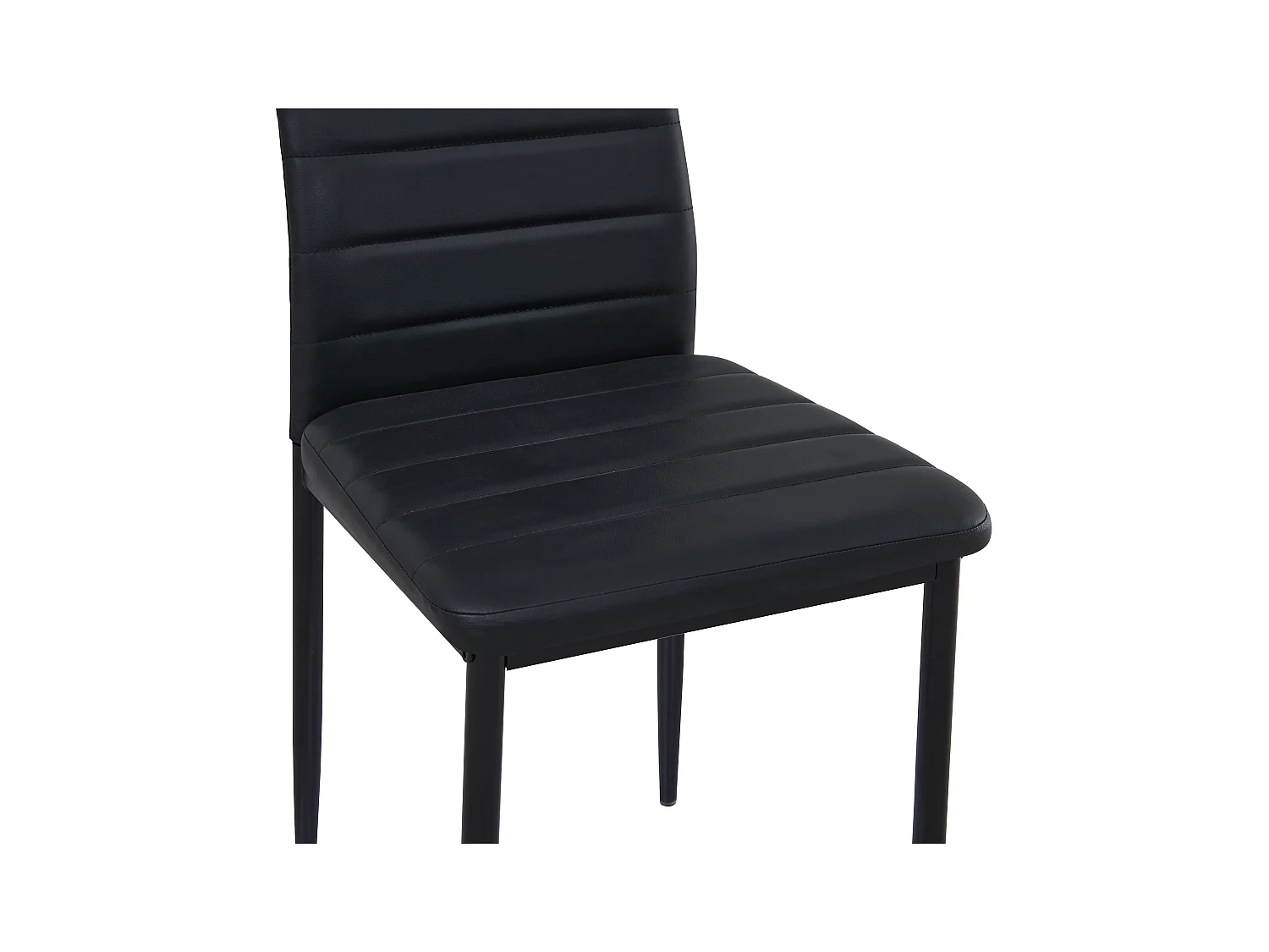 Set van 6 Eetkamerstoelen van PVC Moderne, lichte en comfortabele Keukenstoelen