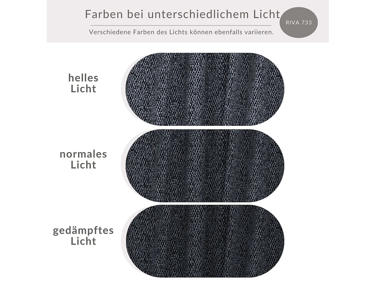 Canapé d'angle convertible Numba im tissu tresse - 3 places - bleu gris