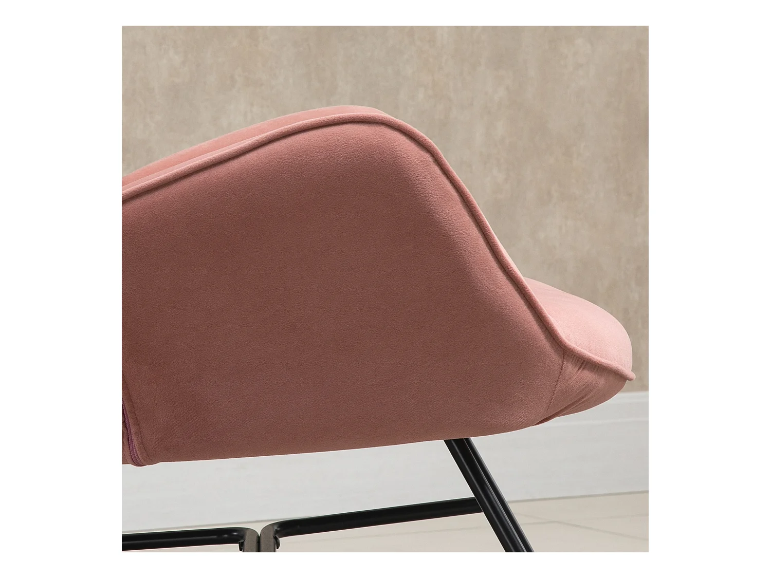 Fauteuil à bascule d'allaitement pour la chambre ou le salon,structure en acier