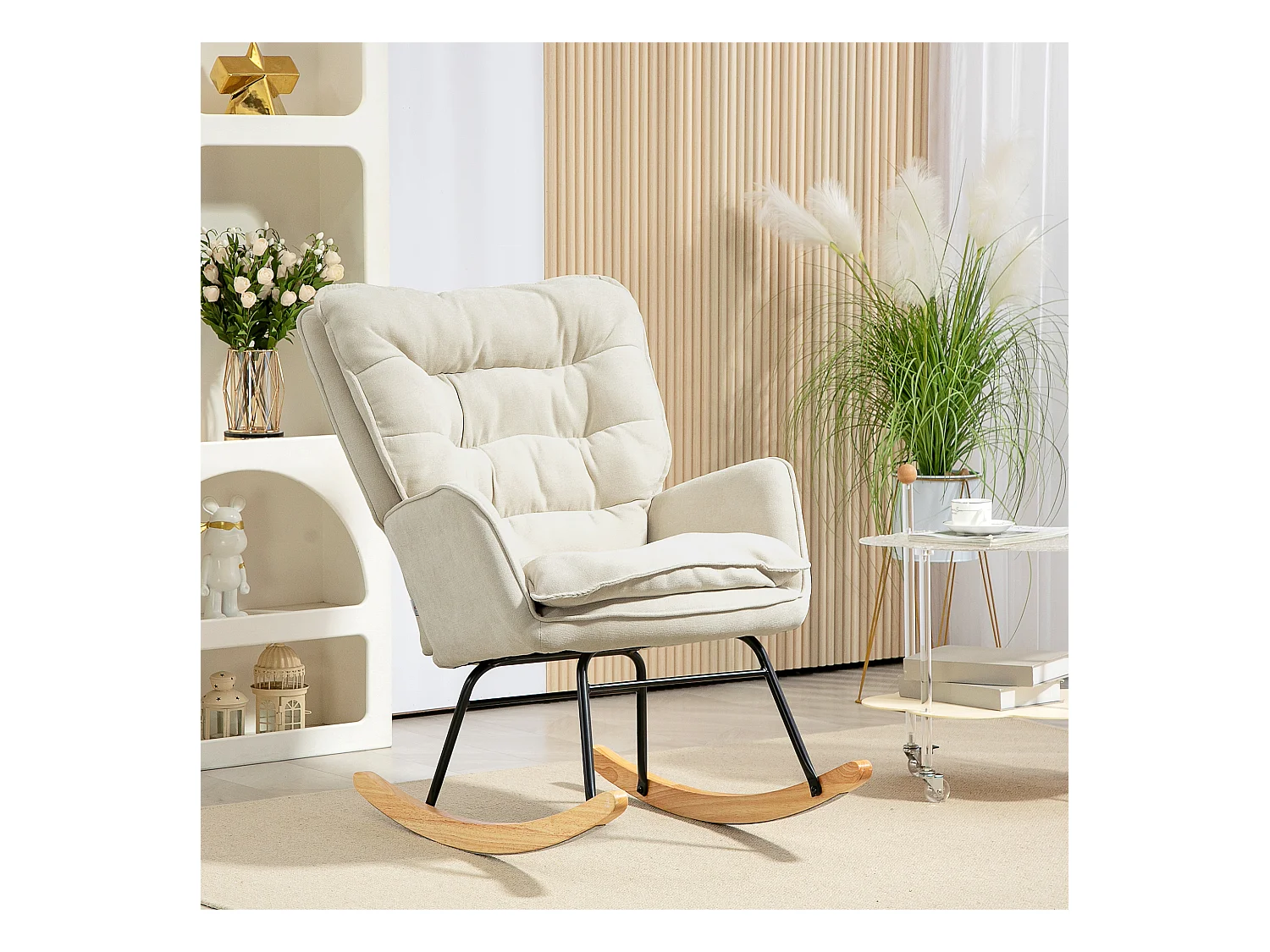 Fauteuil à bascule,balancelle,fauteuil,fauteuil d'allaitement aspect chenille