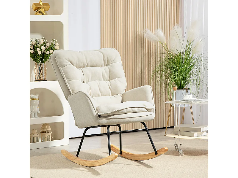 Fauteuil à bascule,balancelle,fauteuil,fauteuil d'allaitement aspect chenille