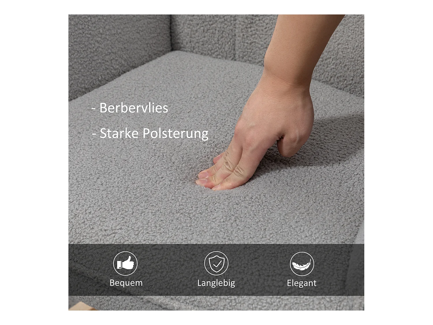 Schaukelstuhl, Beistellsessel, Wohnzimmersessel, Relaxsessel