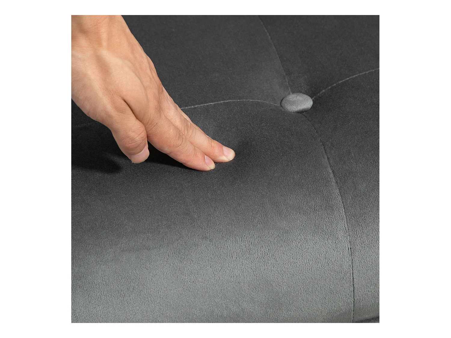 Fauteuil à bascule avec tabouret,fauteuil relax avec coussin,aspect velours