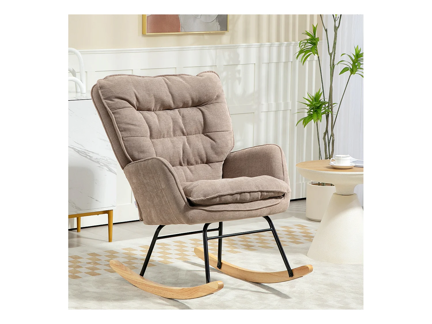 Fauteuil à bascule,balancelle,fauteuil avec accoudoirs,fauteuil d'allaitement