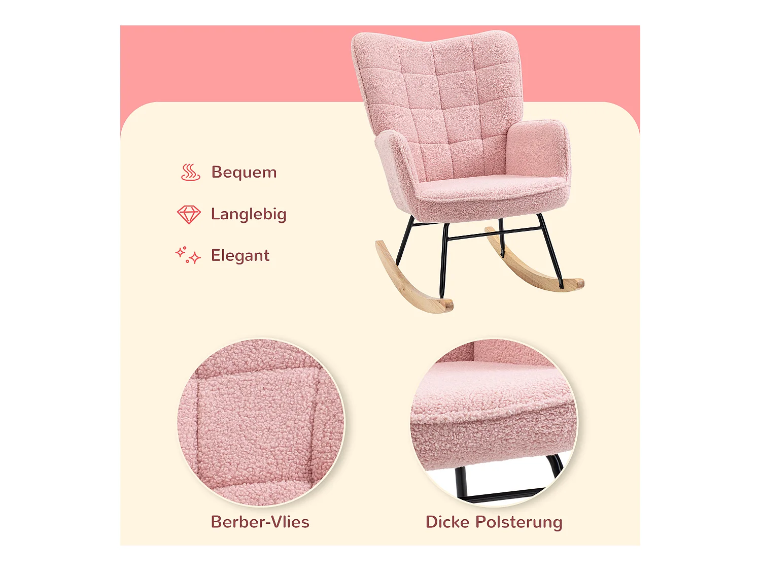 Fauteuil à bascule,fauteuil relax,fauteuil d'appoint,fauteuil relax,fauteuil de salon