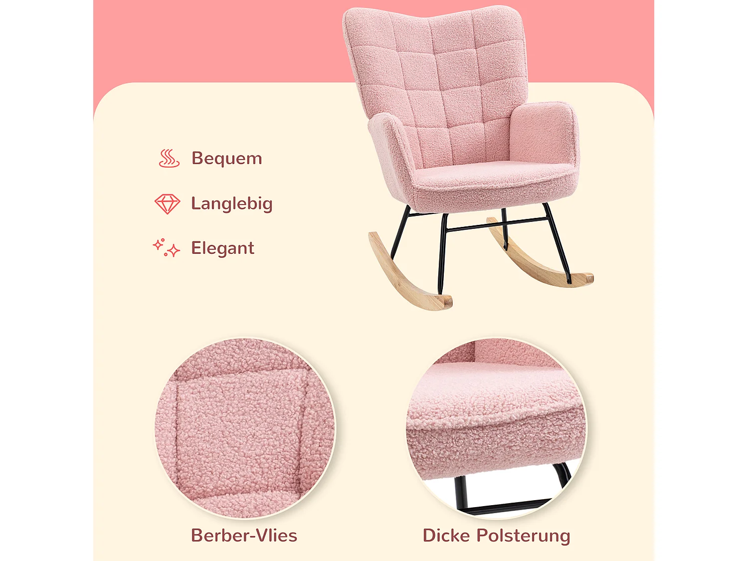 Fauteuil à bascule,fauteuil relax,fauteuil d'appoint,fauteuil relax,fauteuil de salon