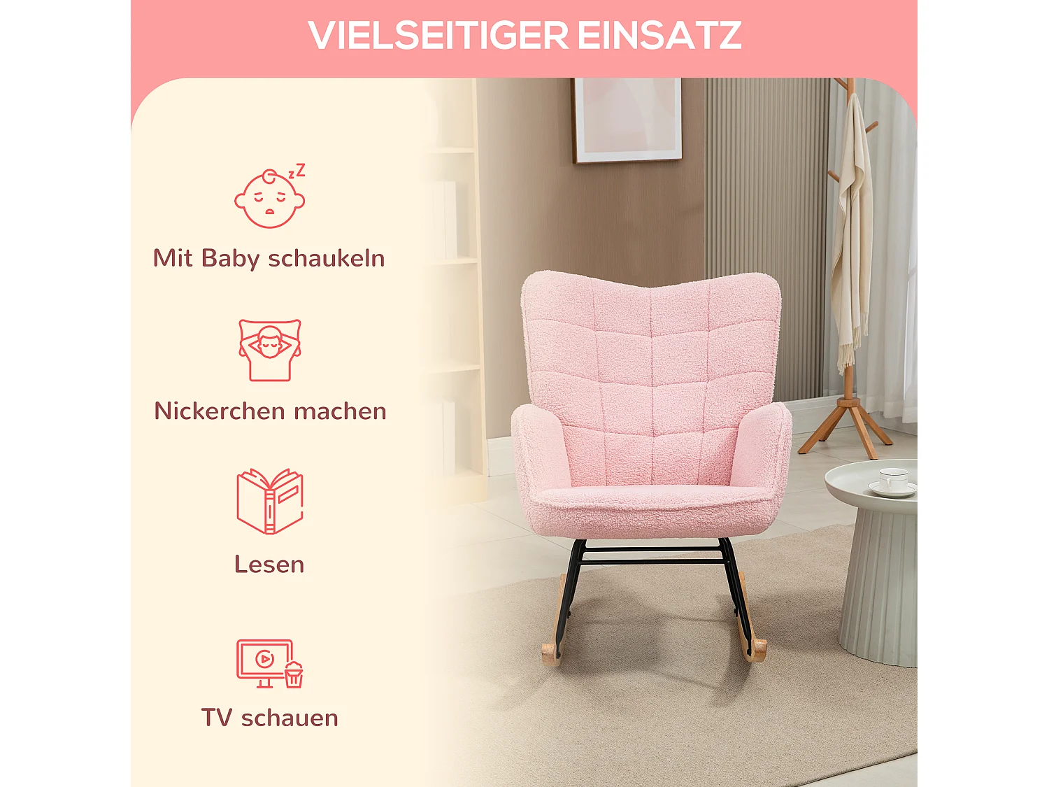 Fauteuil à bascule,fauteuil relax,fauteuil d'appoint,fauteuil relax,fauteuil de salon