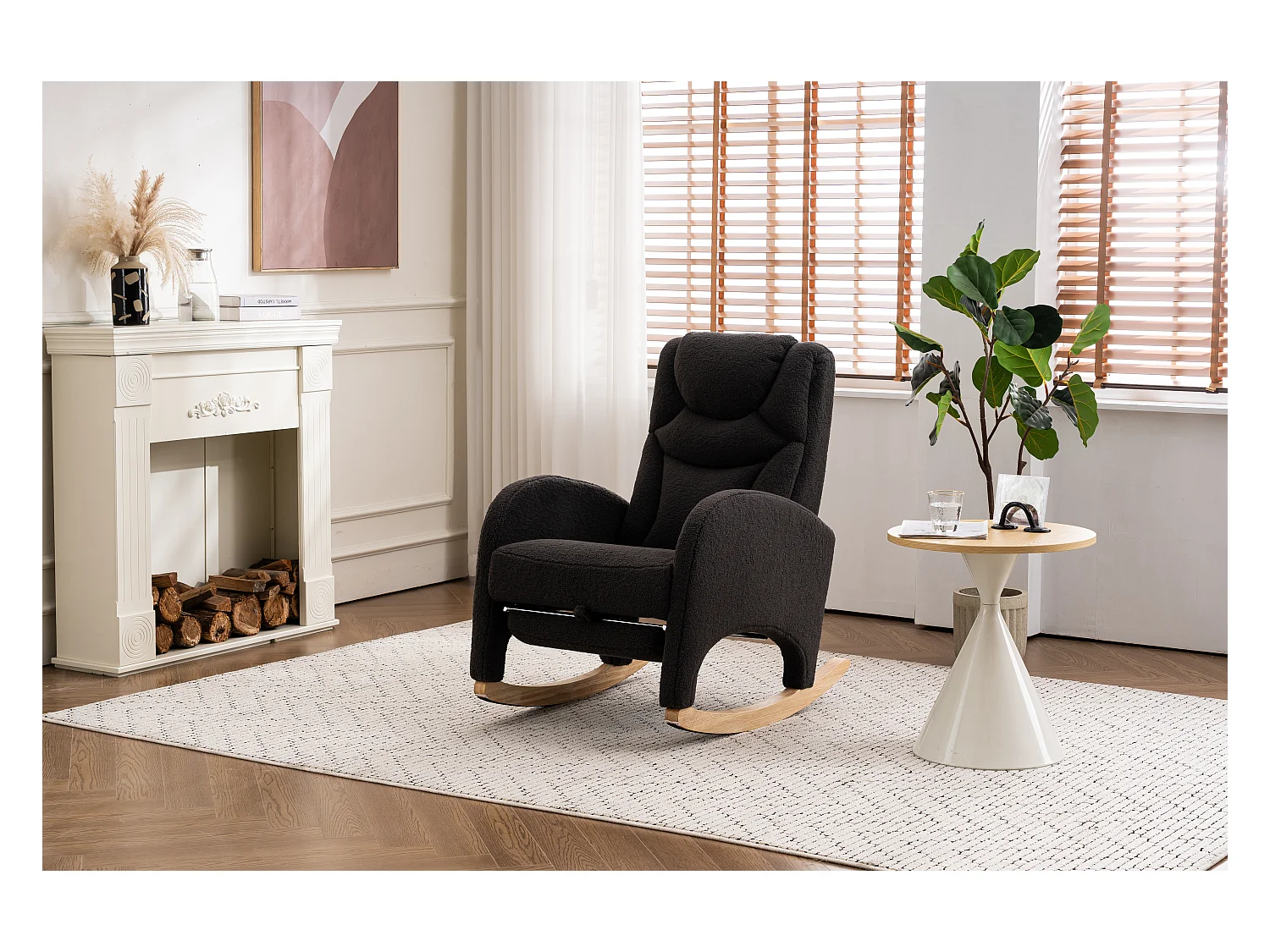 Fauteuil à bascule,fauteuil inclinable,fauteuil de salon avec accoudoirs