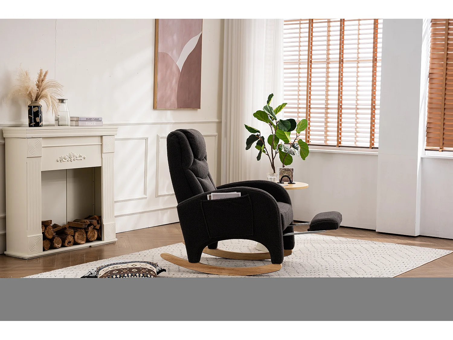 Schaukelstuhl, Relaxsessel, Loungesessel mit Armlehnen