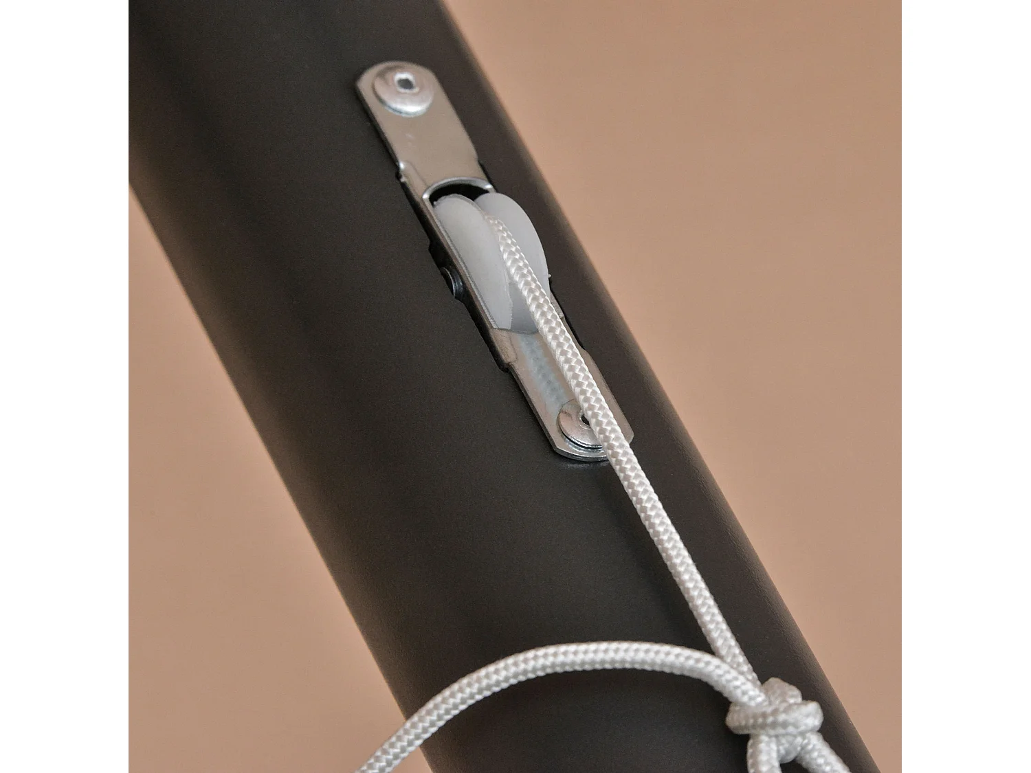 Dubbele parasol van 440 x 260 cm met ledverlichting, grote ovale tuinparasol, terrasparasol.