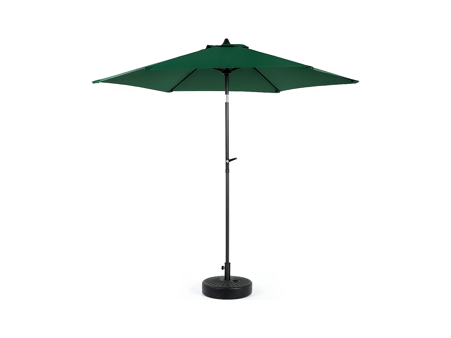 9 ft Double Sided Outdoor Umbrella Rectangular Large with Crank (Dark Green)(No Base)