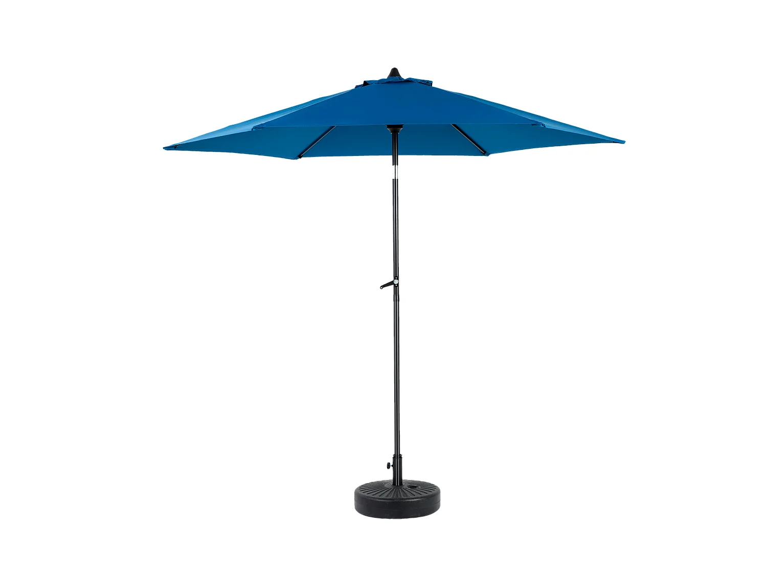 9 Ft Double Sided Outdoor Umbrella Rectangular Large with Crank (Blue)(No Base)