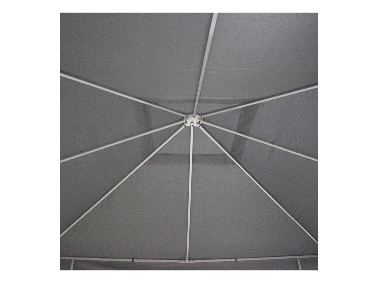 3 x 3 m Gartenzelt, robustes Partyzelt, Gartenfestzelt aus Stahl und Polyester