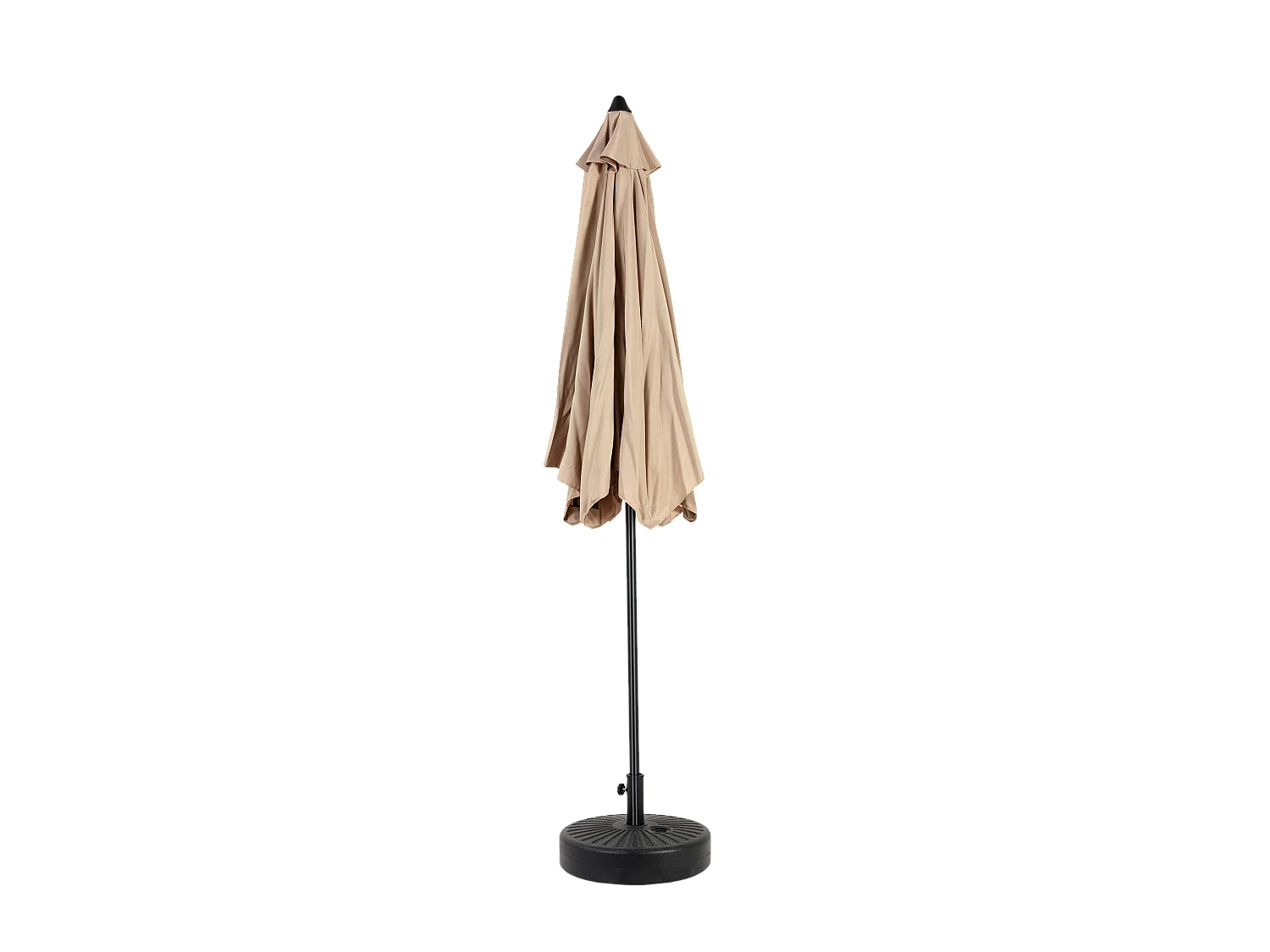 9 Ft Double Sided Outdoor Umbrella Rectangular Large with Crank (khaki)(No Base)