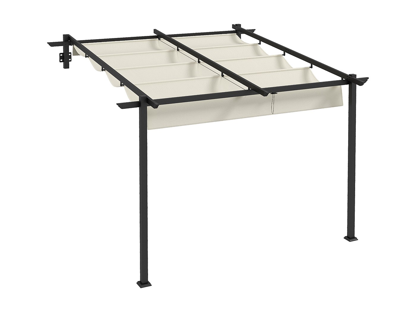 Artpuch - Tenda parasole a vela per cortile, 30,5 x 30,5 m, colore grigio chiaro, copertura per patio esterno, tenda quadrata per giardino, piscina e parco giochi