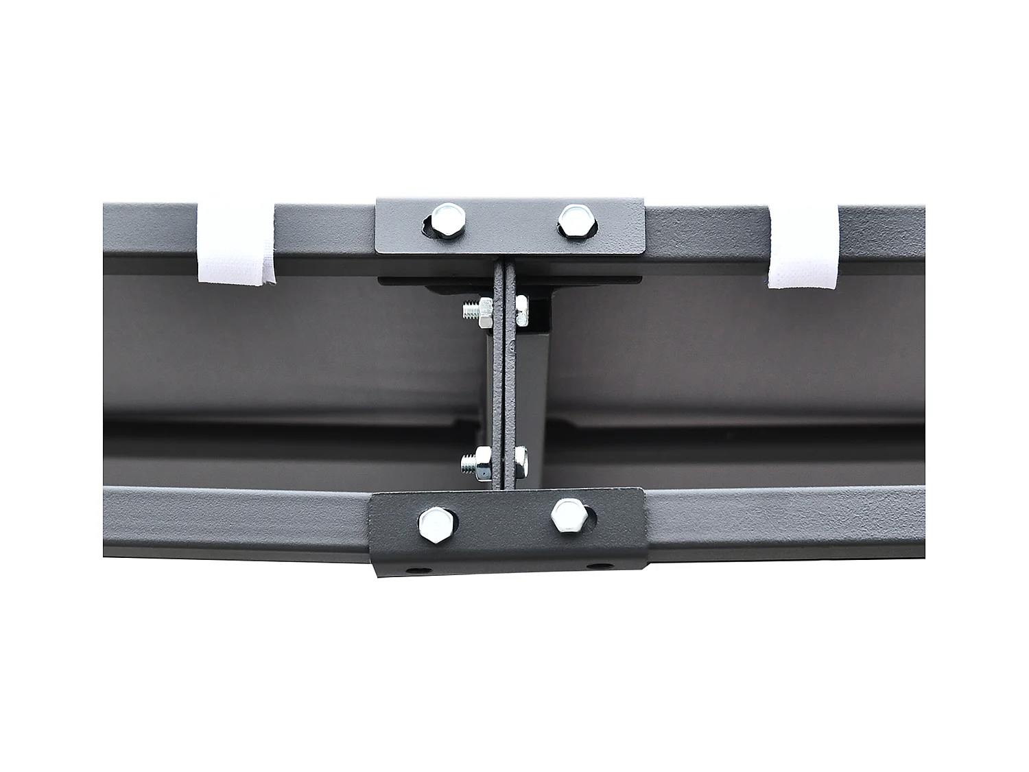 Pergola Gartenpavillon Überdachung Zelt Metall grau 297x297cm für Garten Terrasse Balkon