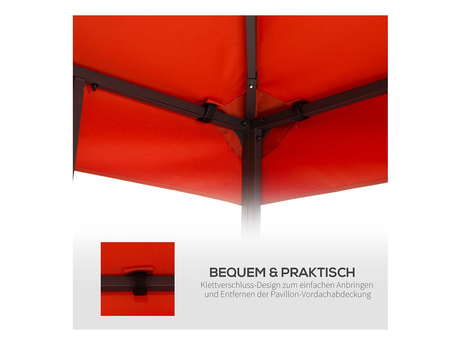 Ersatzdach für Metallpavillon, Gartenpavillon 3 x 3 m