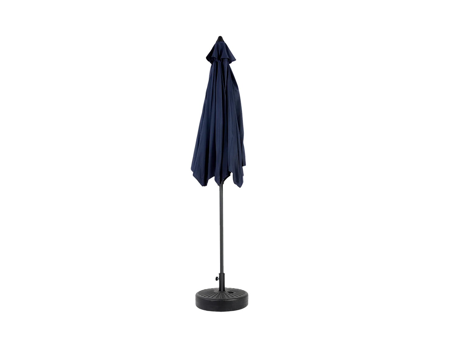 9 Ft Double Sided Outdoor Umbrella Rectangular Large with Crank (Navy Blue)(No Base)