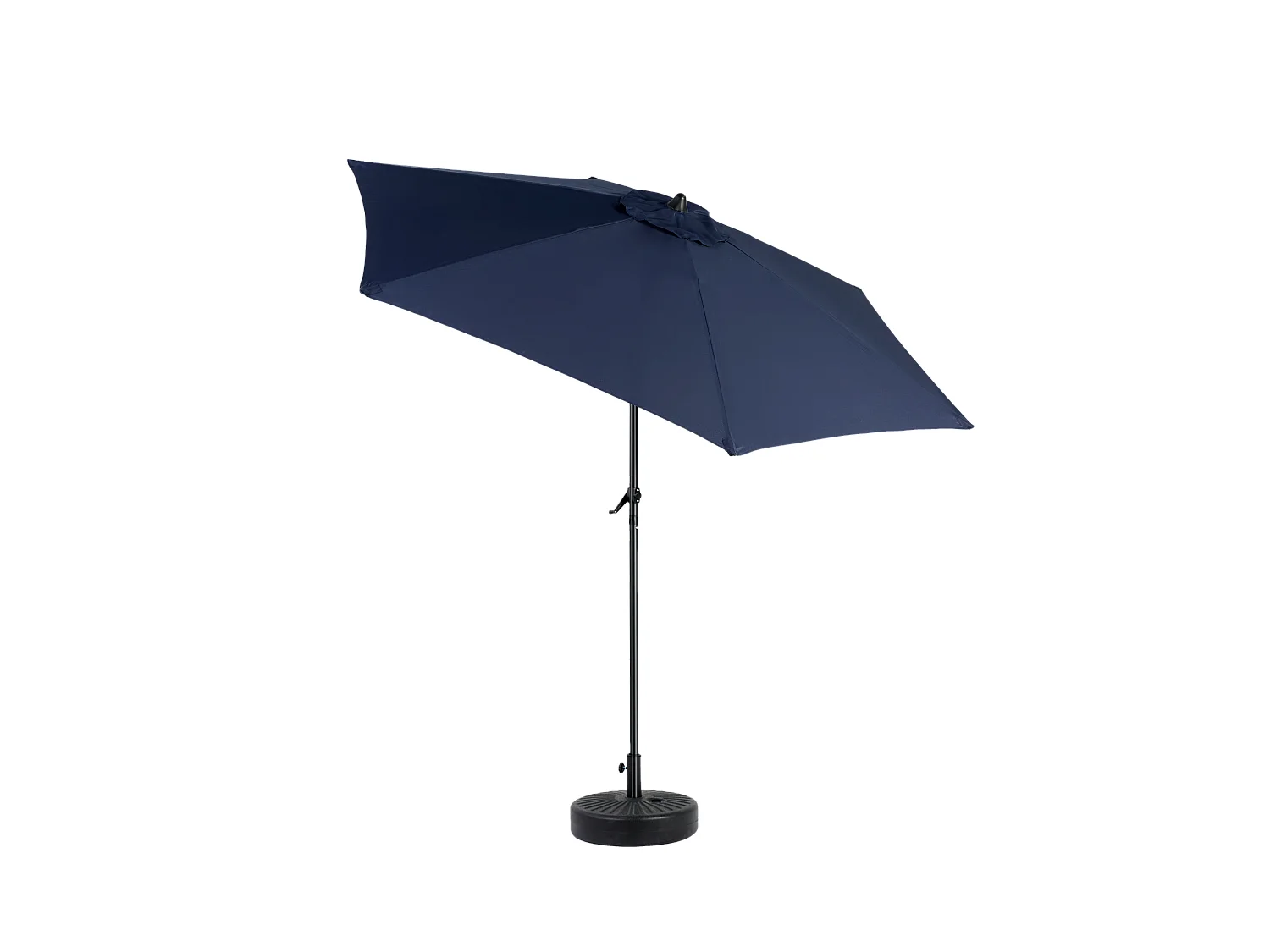 9 Ft Double Sided Outdoor Umbrella Rectangular Large with Crank (Navy Blue)(No Base)