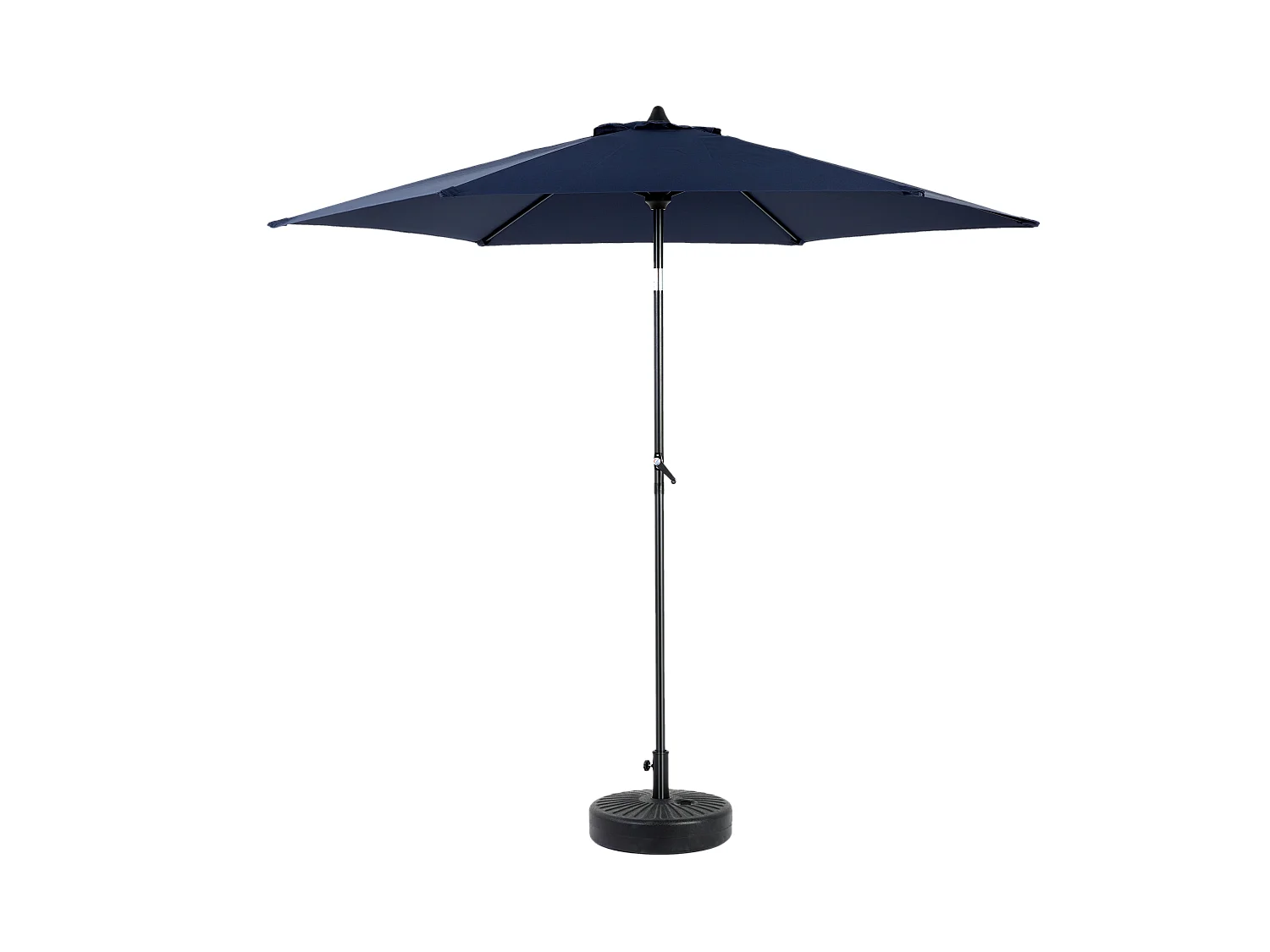 9 Ft Double Sided Outdoor Umbrella Rectangular Large with Crank (Navy Blue)(No Base)