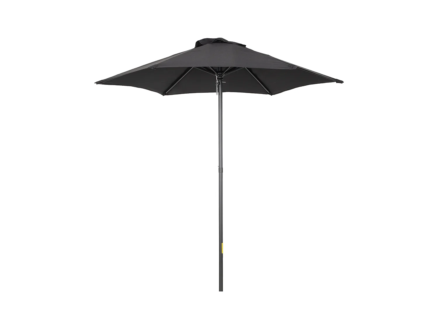 Sonnenschirm Ø 196 cm, drehbar, sechseckiger Klappschirm, Balkonschirm, Strandschirm