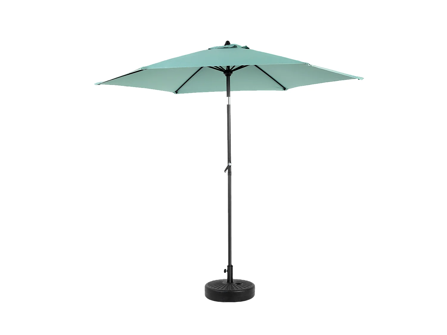 9 Ft Double Sided Outdoor Umbrella Rectangular Large with Crank (Light Green)(No Base)