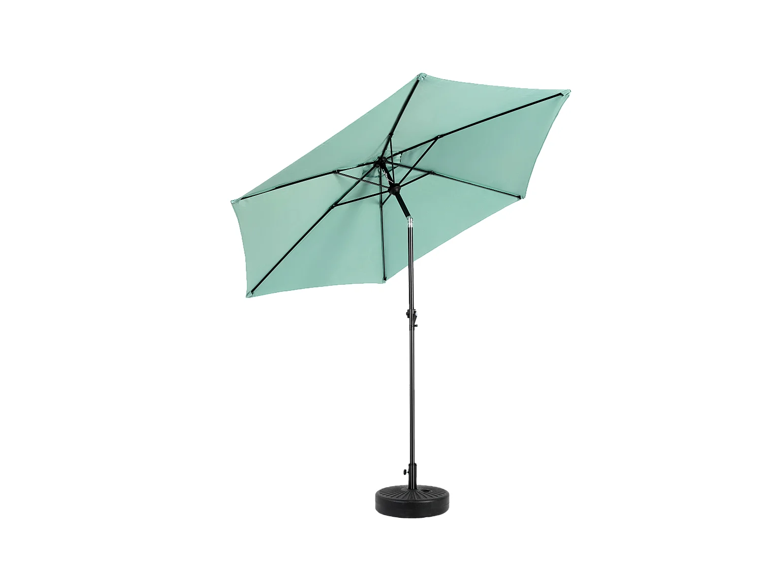 9 Ft Double Sided Outdoor Umbrella Rectangular Large with Crank (Light Green)(No Base)
