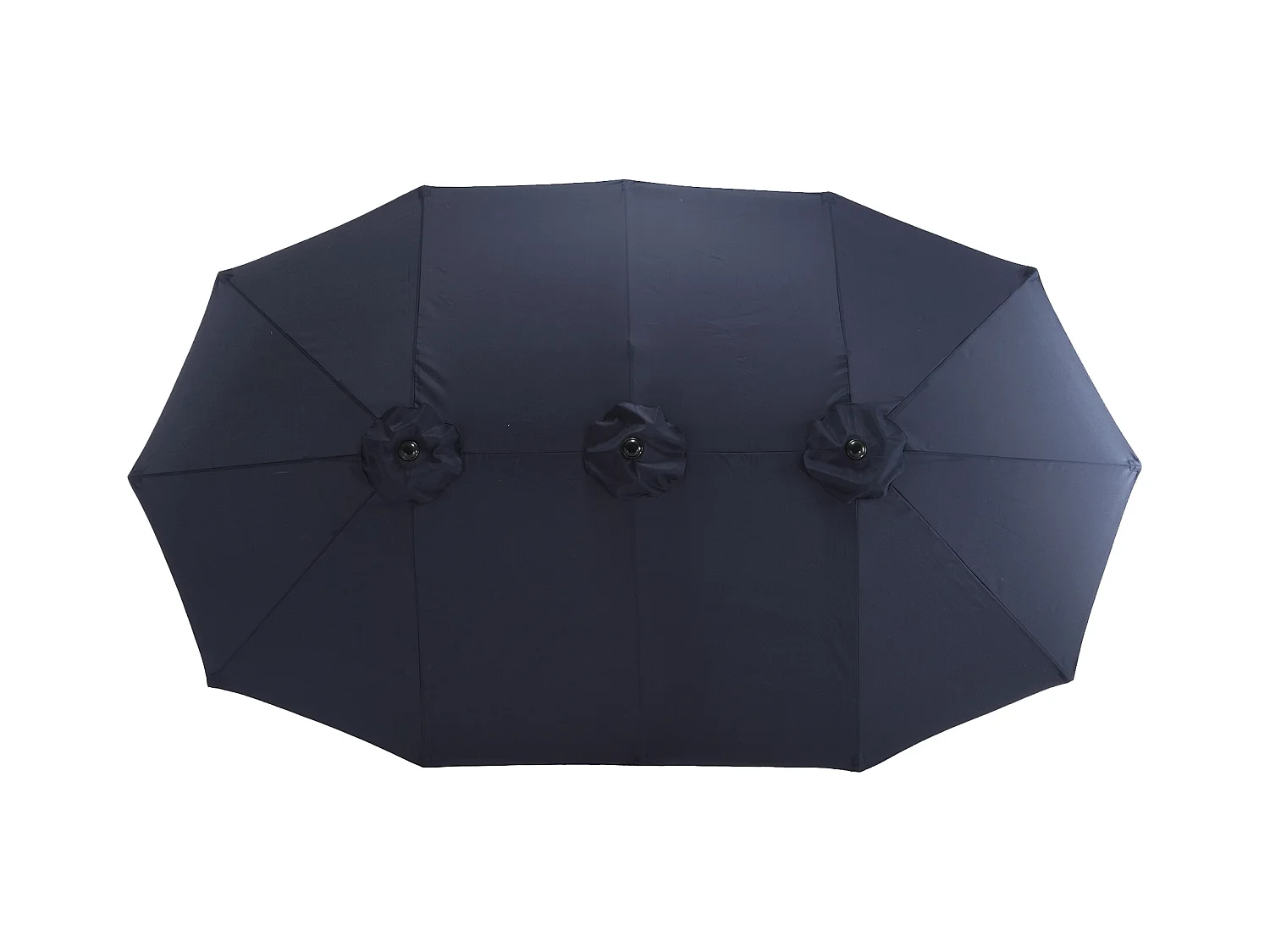 Parasol rectangulaire double face avec manivelle,grand format,4,5 m  (sans socle)
