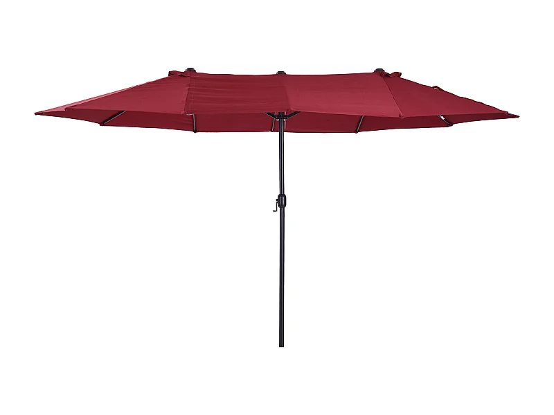 Tuinparasol, marktparasol, dubbele parasol, terrasparasol met slinger
