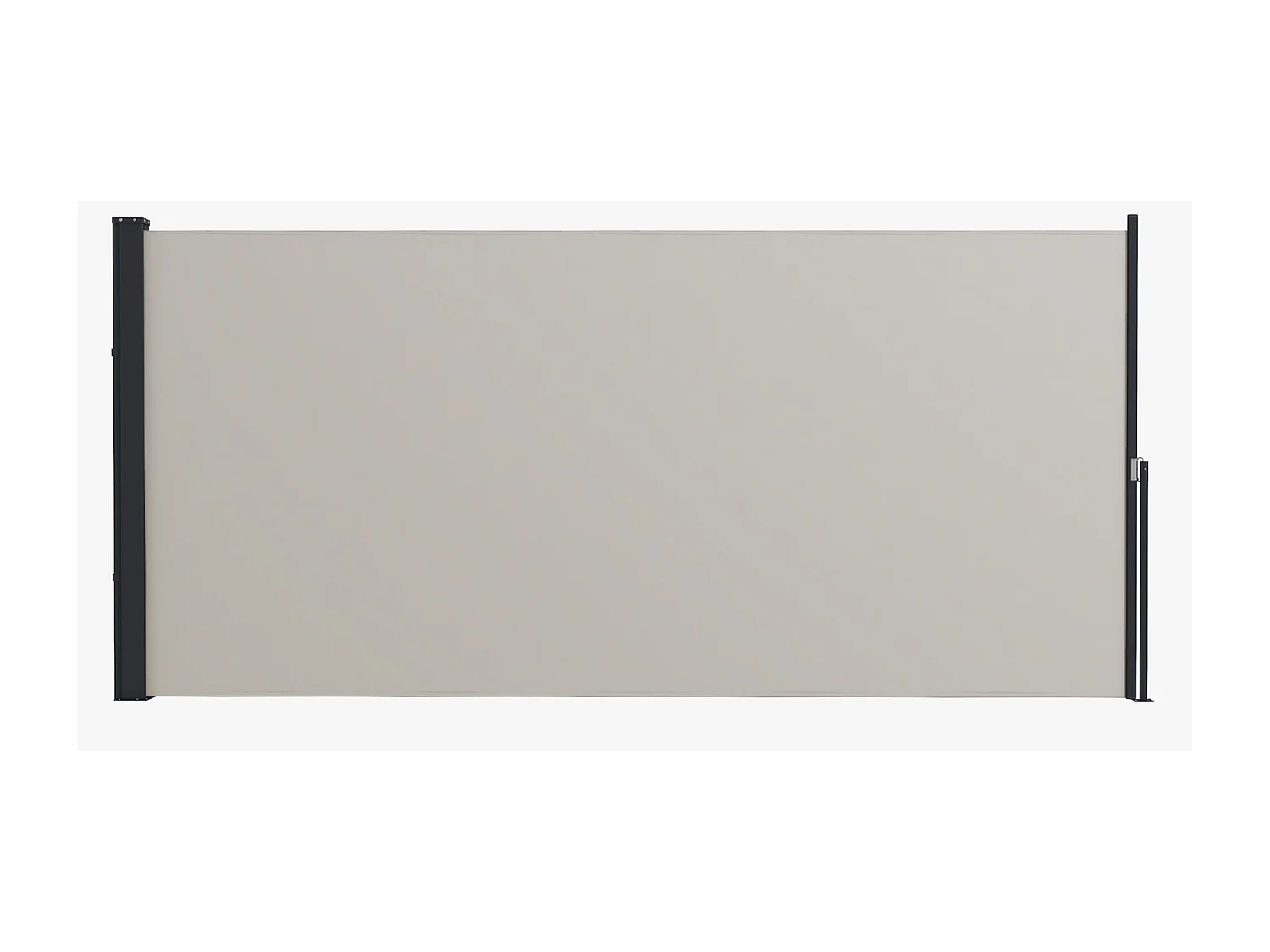 Toldo lateral extensível 300 x 140 cm, toldo de jardim, tela de privacidade com proteção UV