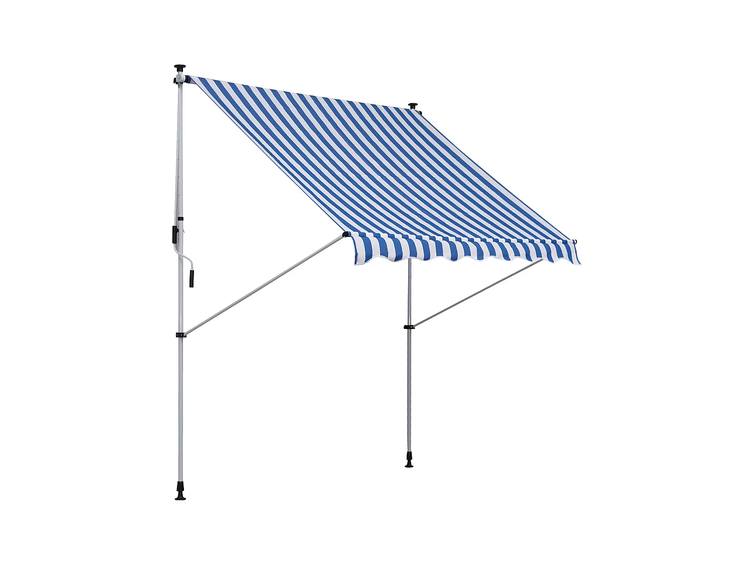 Store à bras articulé,store à pince réglable en hauteur,200 x 150 cm