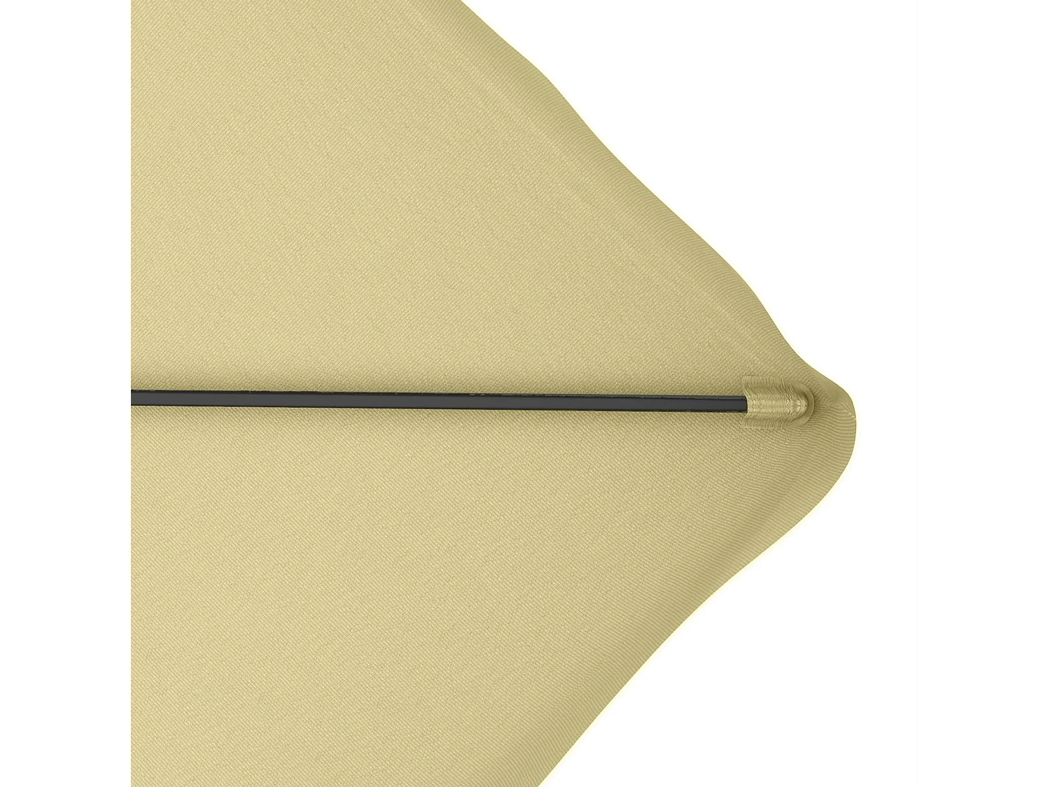 Balkonparasol van 243 x 243 cm met uv-bescherming, zweefparasol met dubbel doek, kruisvoet.