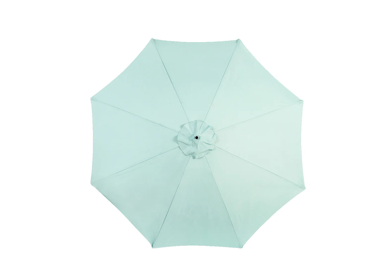 14.8 Ft Double Sided Outdoor Umbrella Rectangular Large with Crank(Light Green) (No Base)