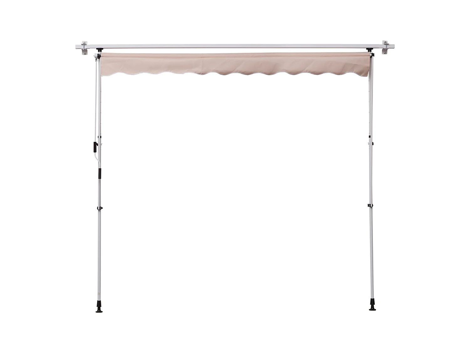 Gelenkarmmarkise, Klemmmarkise, höhenverstellbar, 200 x 150 cm