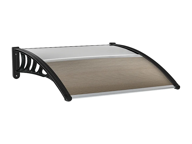 Toldo de porta de entrada de 103 x 96,5 x 27 cm, proteção UV, impermeável