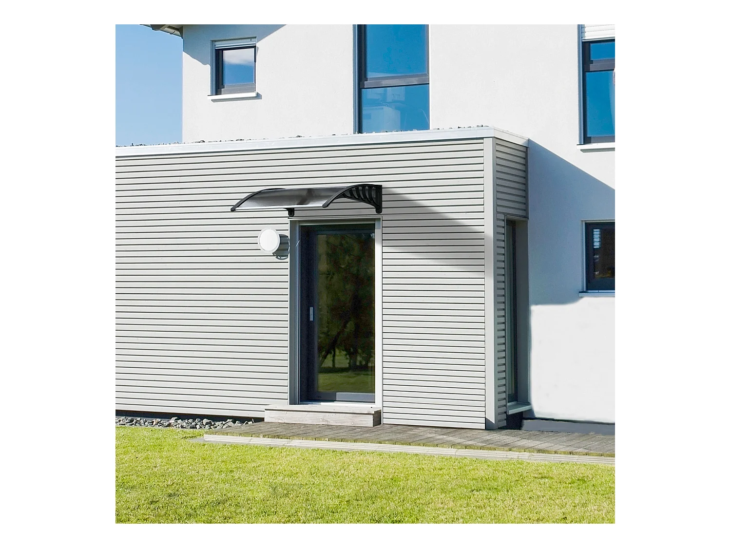 103 x 96,5 x 27 cm Haustürüberdachung, UV-Schutz, Regenschutz