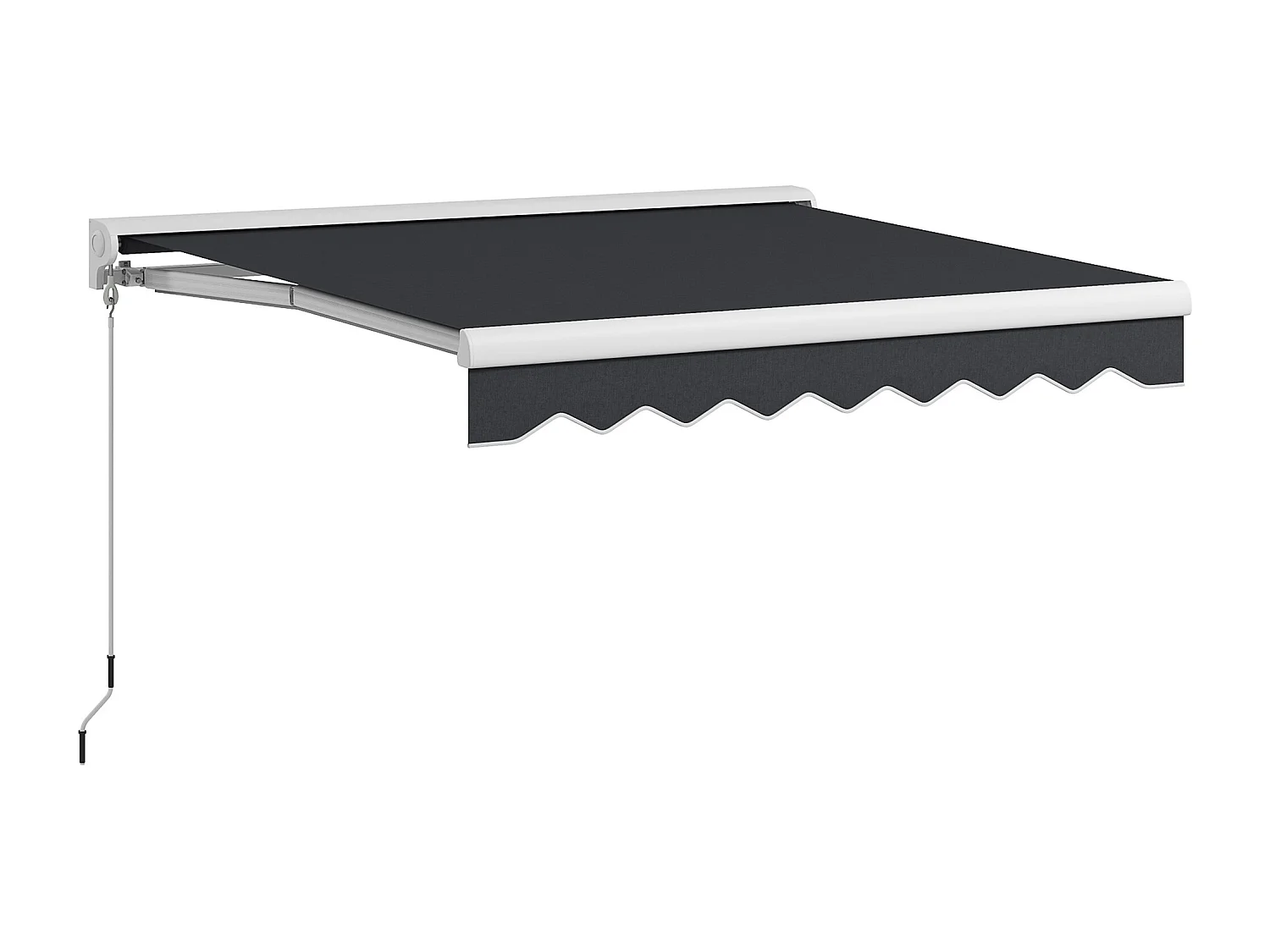 Scharnierarmscherm 2,5 x 2 m, elektrisch Zonnescherm met slinger en afstandsbediening