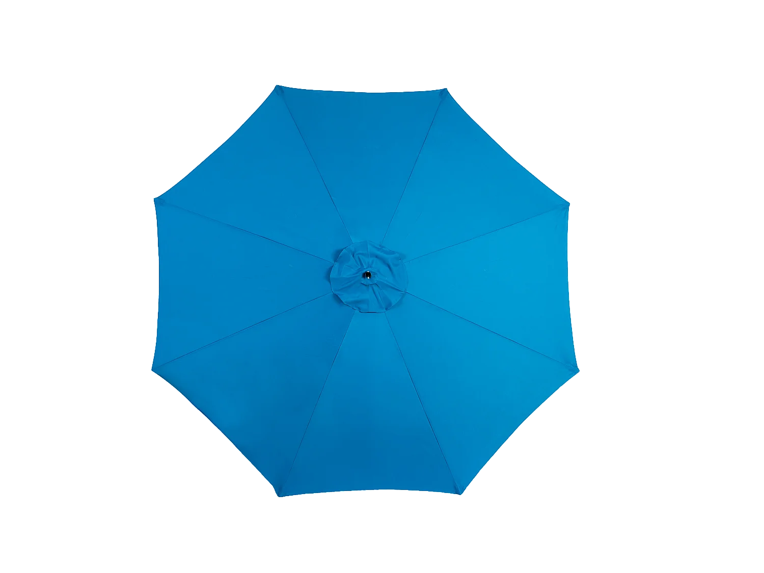 4,8 m Dubbelzijdige rechthoekige parasol met slinger (blauw) (zonder voet)